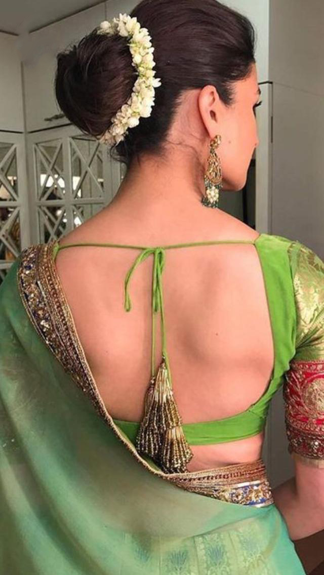 designer backless blouse